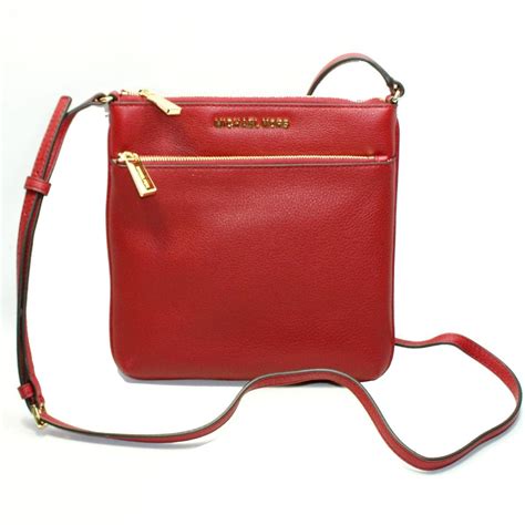 cherry red michael kors bag|michael kors red crossbody bag.